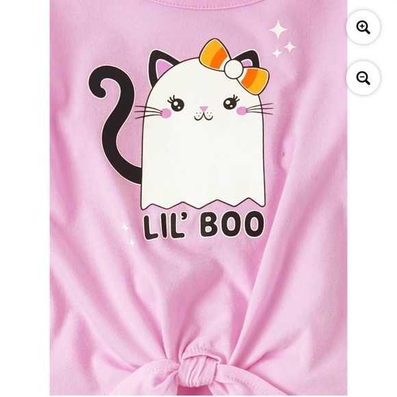 The Children’s Place Toddler Girls 2 PC Boo Cat Set Size 5T NWT - Picture 2 of 5